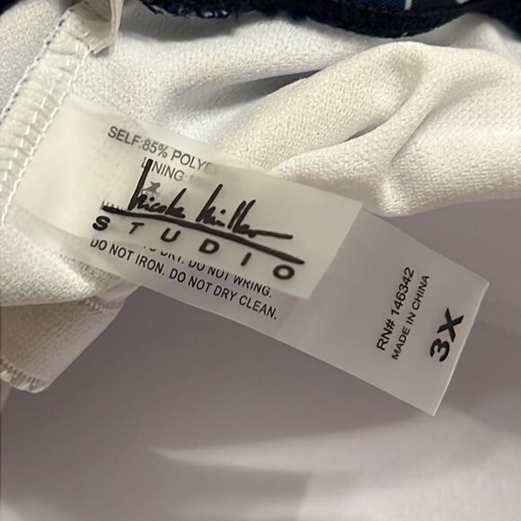 Nicole Miller Vibrant Blue and Yellow One-Piece Swimsuit - Picture 11 of 13